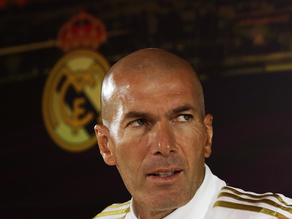 El entrenador francés del Real Madrid, Zinedine Zidane.