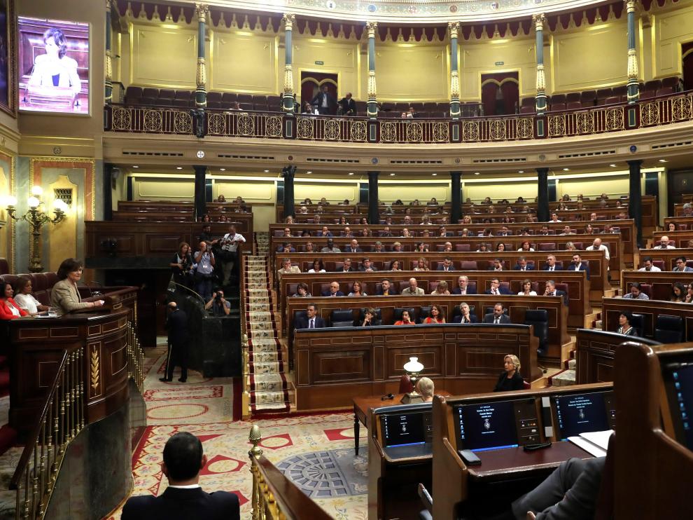 Un pleno del Congreso de los Diputados.