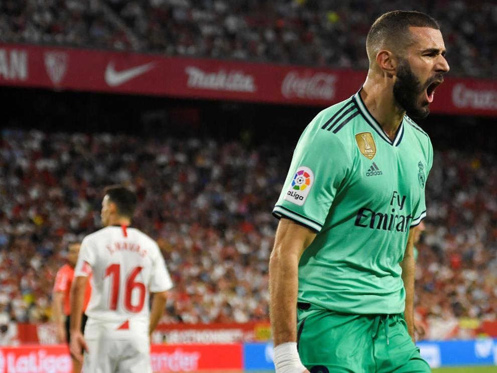 El Real Madrid consigue los tres puntos en Sevilla.