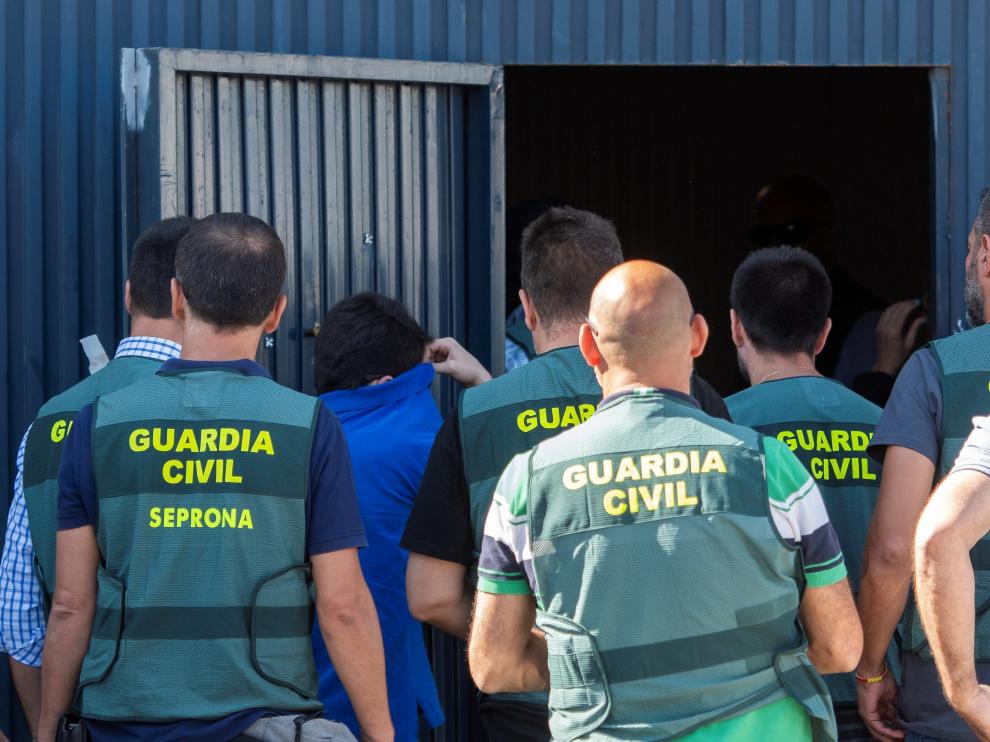 La Guardia Civil efectuó varios registros