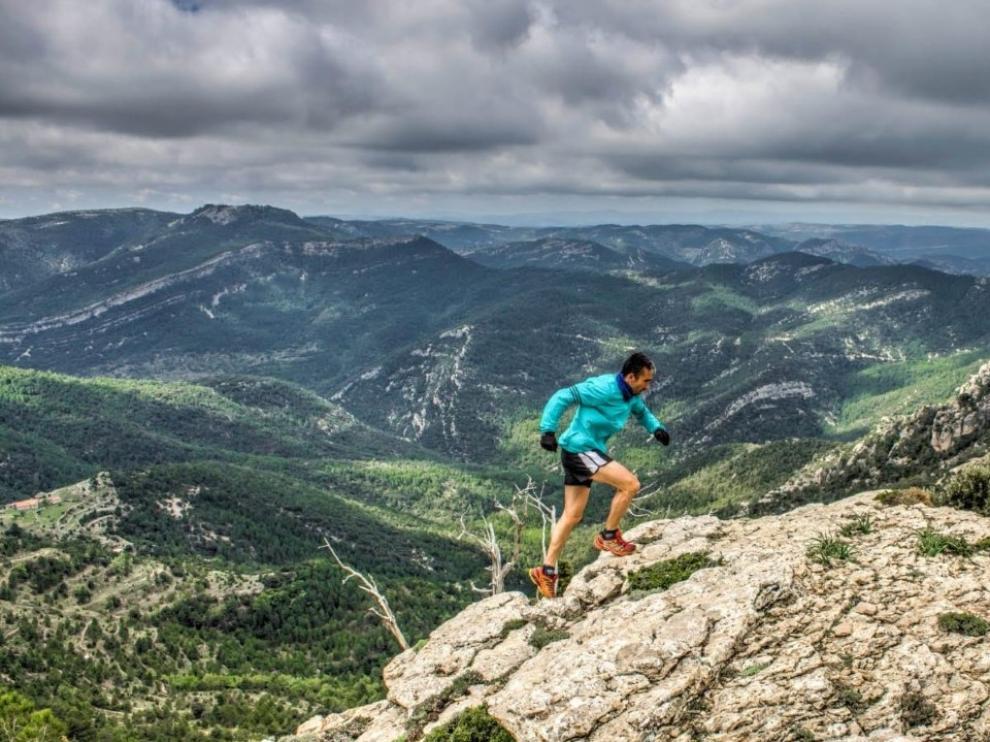 Una edición anterior de uno de los trails de Peñarroya.