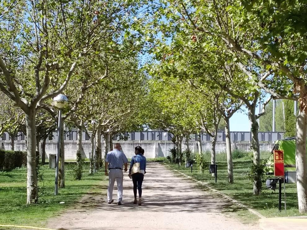 Instalaciones del campin San Jorge de Huesca este jueves.