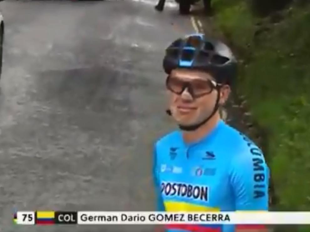 El llanto desconsolado de Gómez, en una imagen de vídeo.