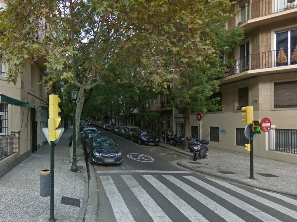 El suceso ocurrió en la calle de Moncasi, en Zaragoza