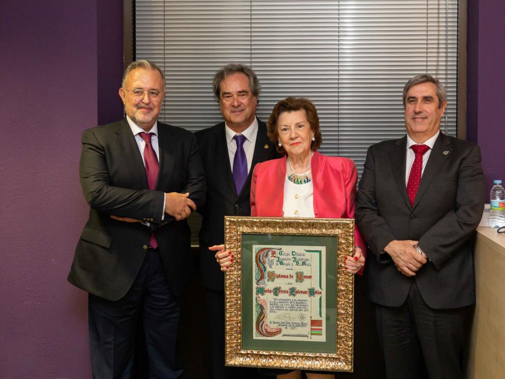 Acto de entrega de premios y homenaje en Coiiar.