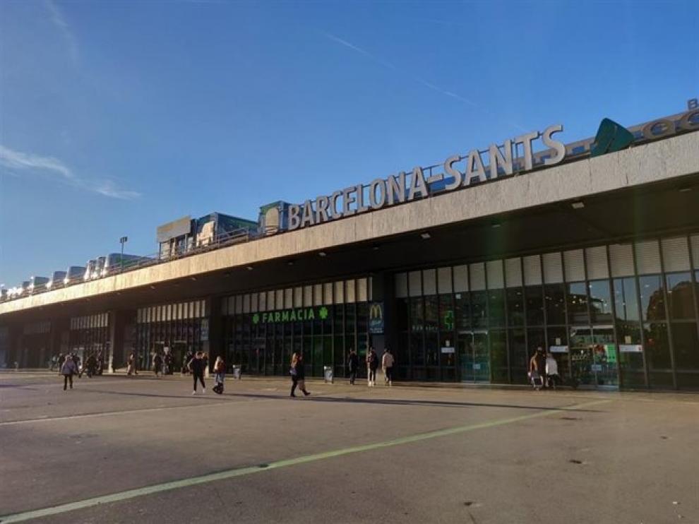 Estación de Sants.