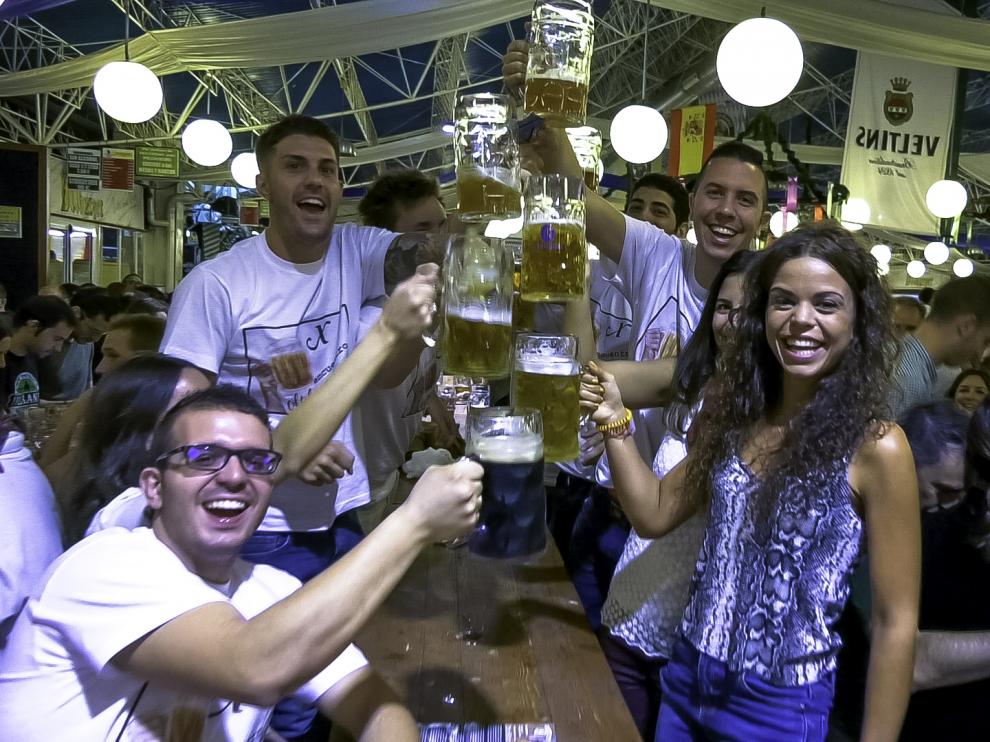 Fiestas del Pilar, Oktoberfest, parque atracciones, Zaragoza