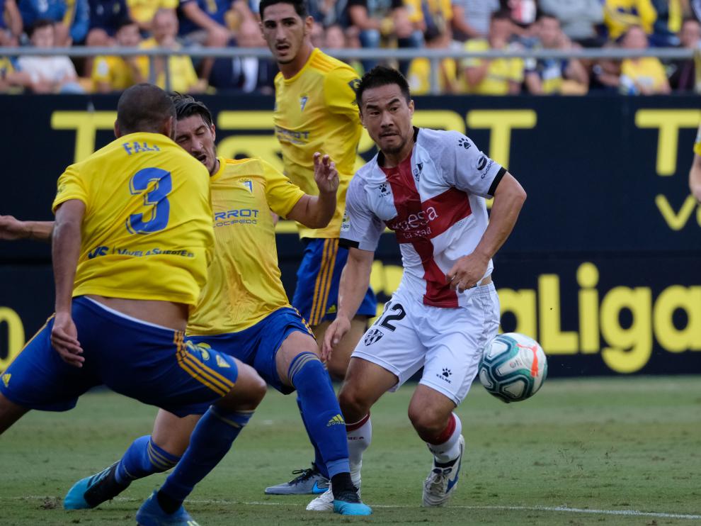 Partido de la SD Huesca contra el Cádiz.