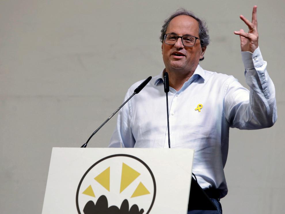 Joaquim Torra, presidente de la Generalitat de Cataluña.