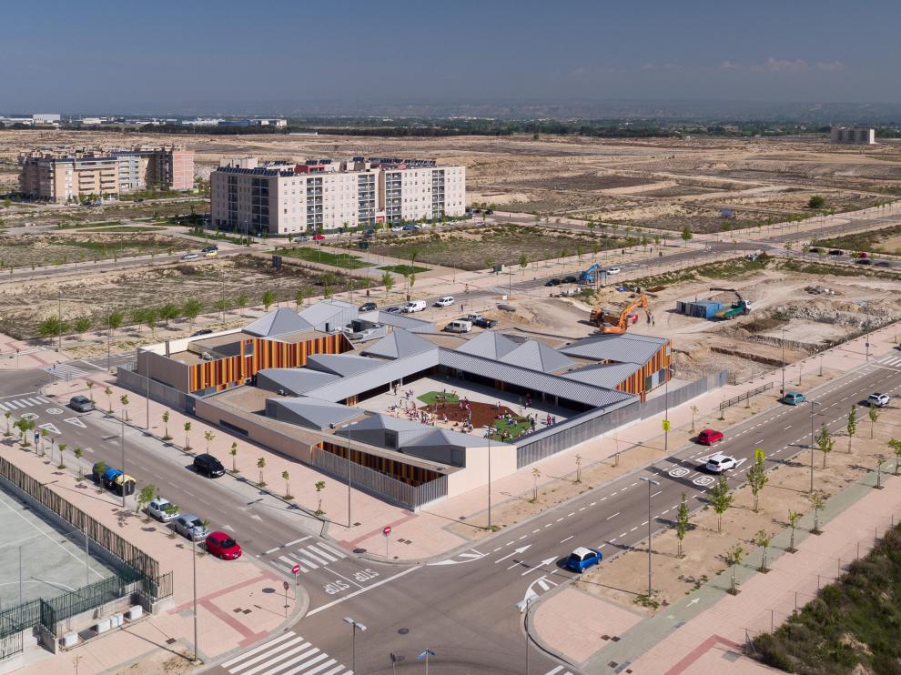 Edificio de infantil del colegio Arcosur