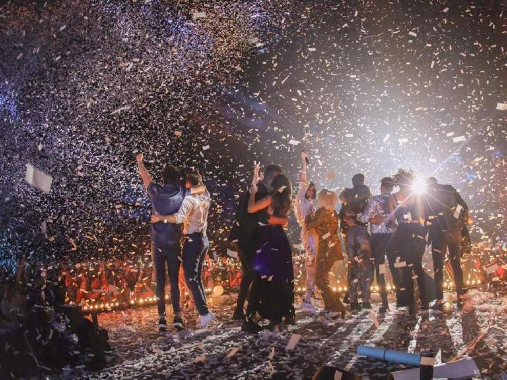 La generación OT 2018 en el concierto que hicieron en Madrid el pasado mes de febrero.