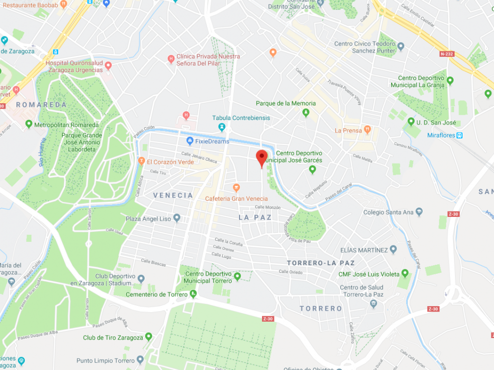 Los hechos tuvieron lugar en la calle Honorio García Condoy