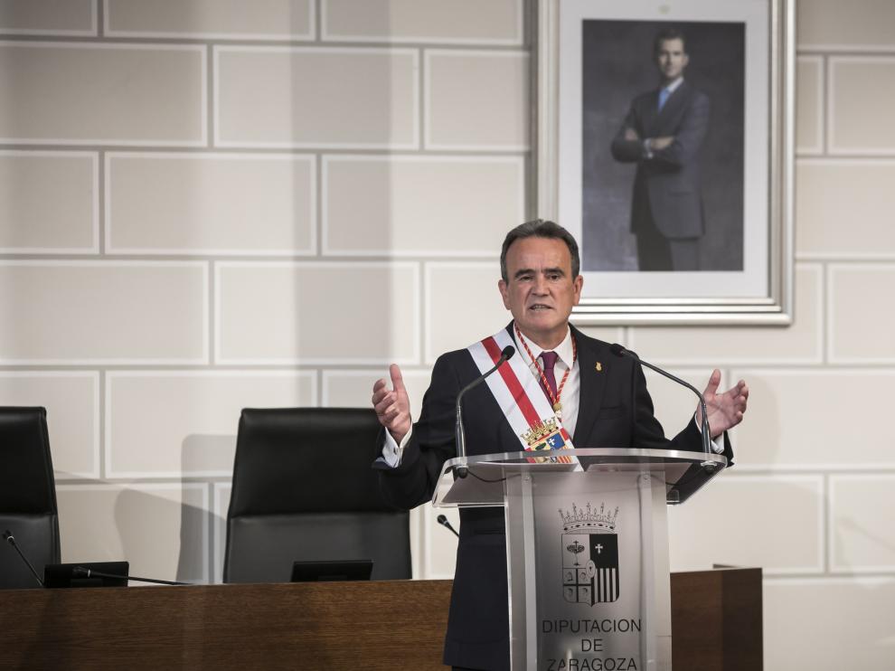 Sánchez Quero, en el pleno de constitución de la DPZ.