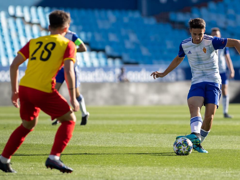 Real Zaragoza-Korona Kielce, de la Youth League, en La Romareda.