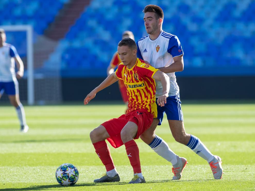 Real Zaragoza-Korona Kielce, de la Youth League, en La Romareda.
