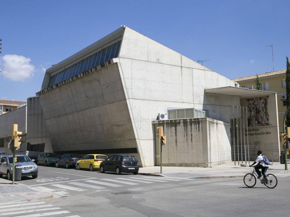 Perpetuo Socorro, centro civico. Huesca. 19/08/2015/Javier Broto/