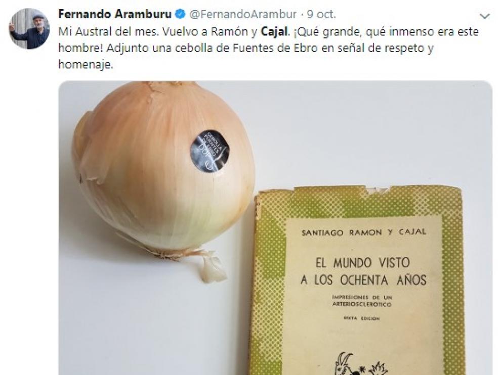 Fernando Aramburu vuelve la vista a Cajal
