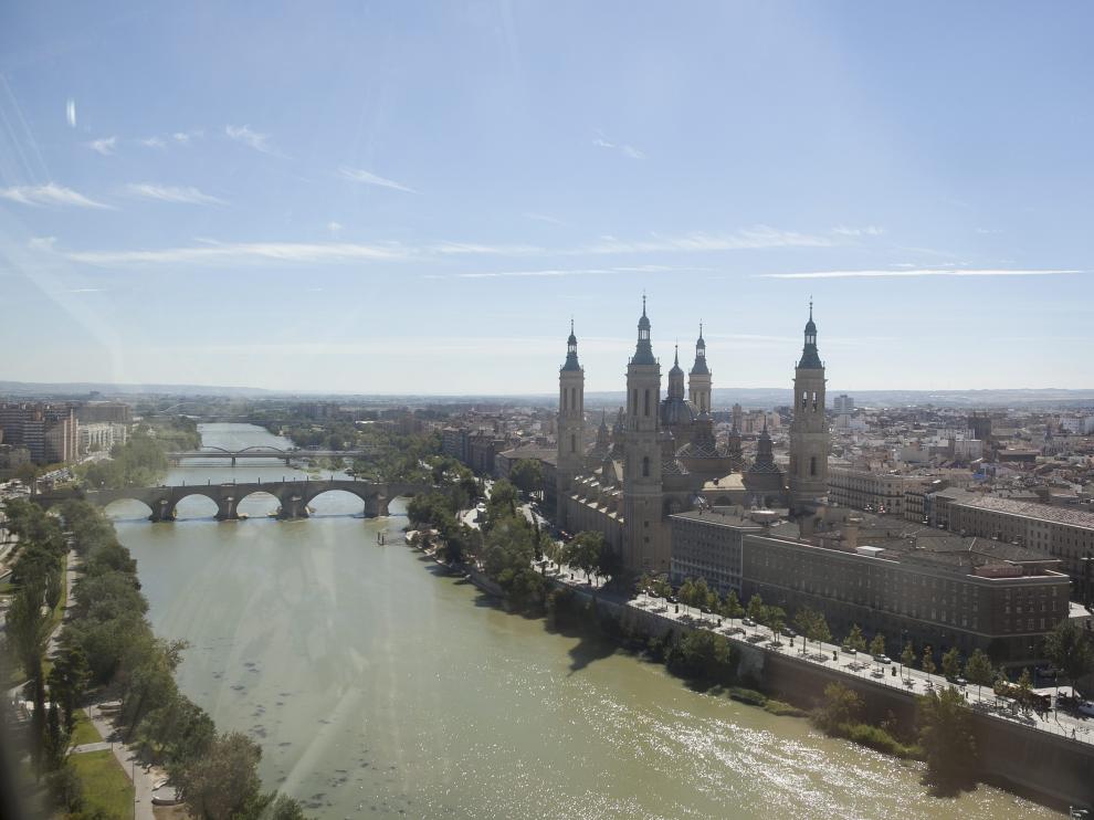 Una vista de Zaragoza.