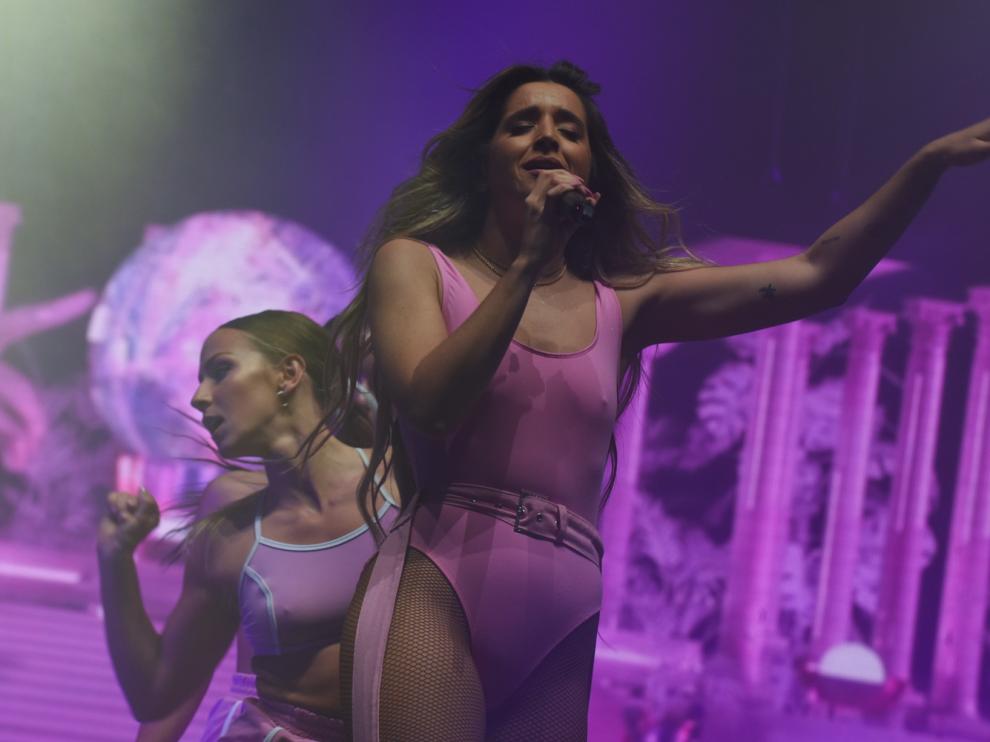Concierto de Lola Índigo en la plaza del Pilar de Zaragoza el 12 de octubre de las Fiestas del Pilar