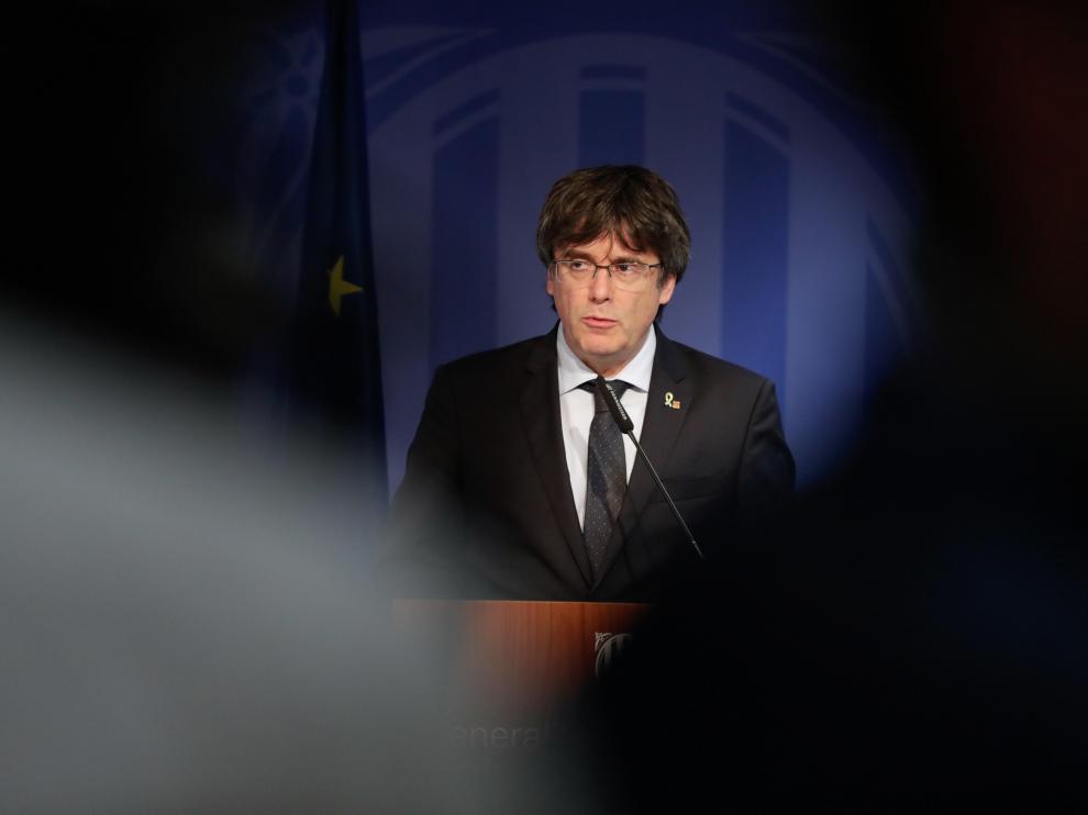 Puigdemont, este lunes en Bruselas