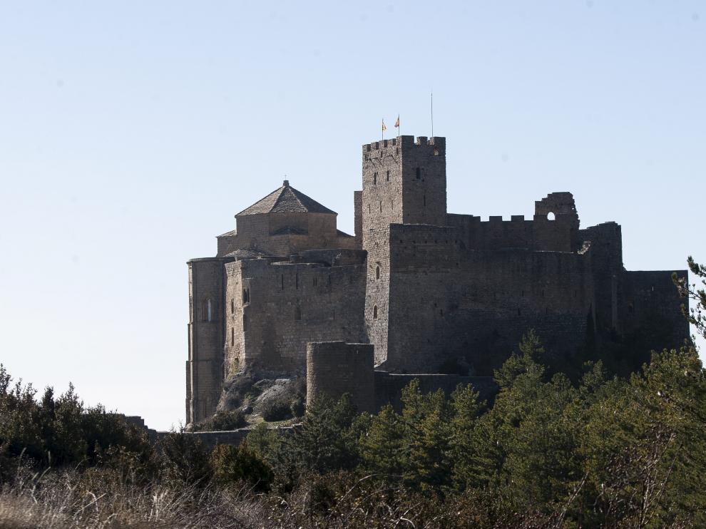 Castillo de Loarre en la provincia de Huesca