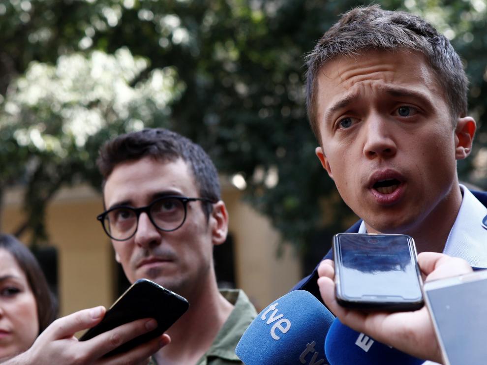 El líder de Más País Íñigo Errejón.