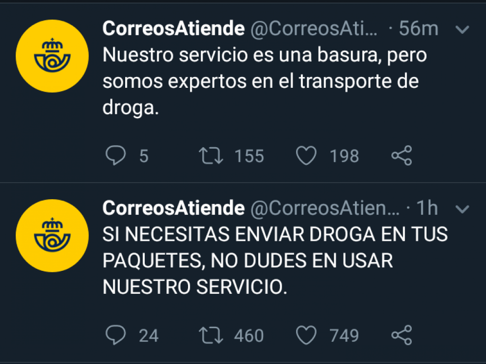 Algunos de los tuis publicados