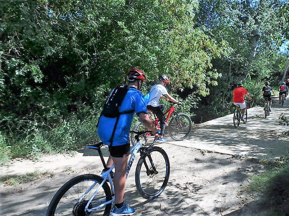 Una de las rutas en BTT que ofrece la Oficina de Turismo de Huesca.