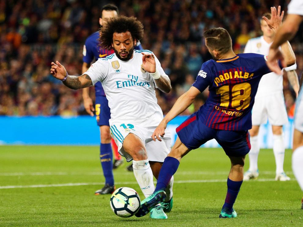 Imagen de archivo de un clásico entre el FC Barcelona y el Real Madrid.
