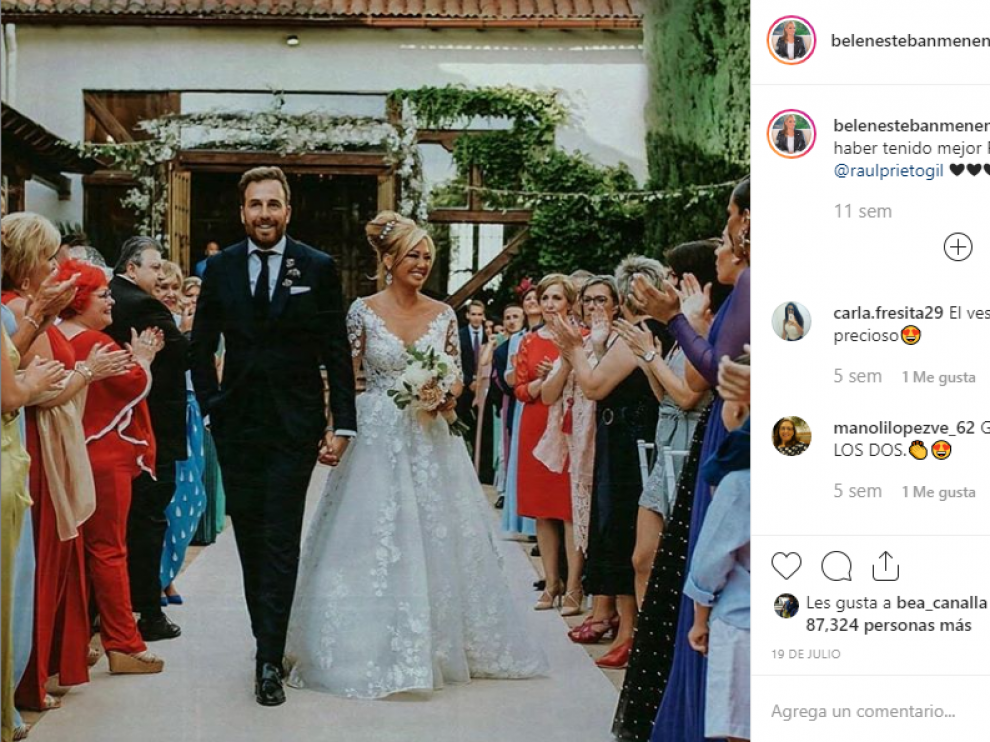 Belén Esteban ha sido una de las famosas que se han casado este año.