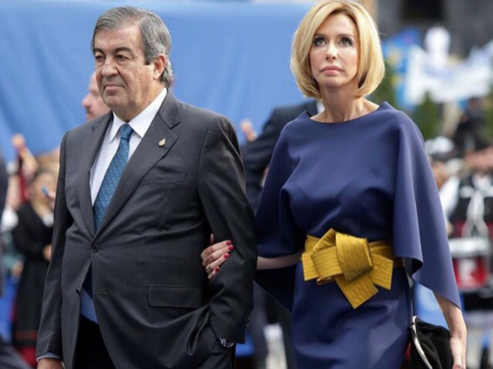 Francisco Álvarez Cascos y María Porto.