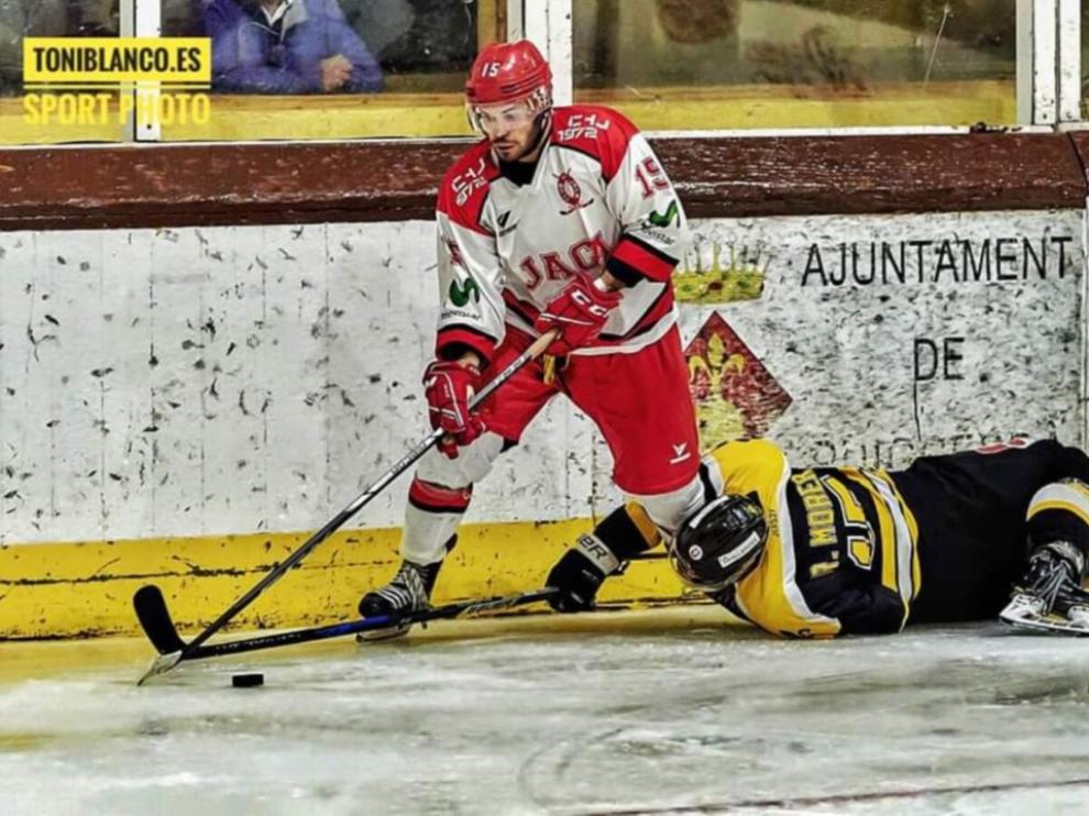 Partido de ida entre el Puigcerà y el Club Hielo Jaca