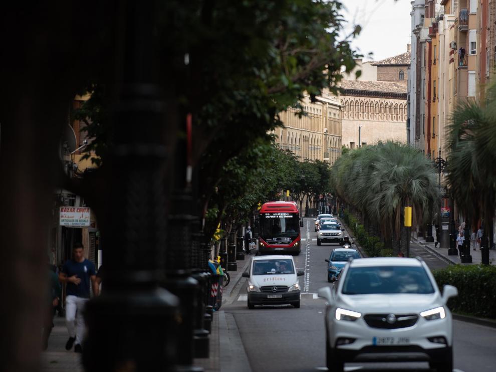 La calle de Conde de Aranda sumará 644 metros más de carril bus.