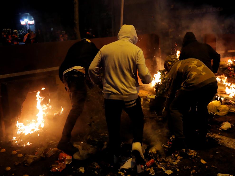 Disturbios en Barcelona