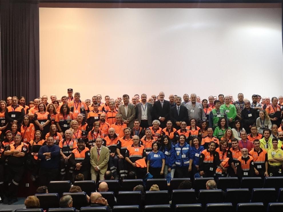 Más de 300 personas participan en el Congreso de Voluntarios de Protección Civil de Aragón