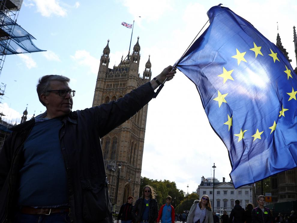 Movilizaciones contra el 'brexit'.
