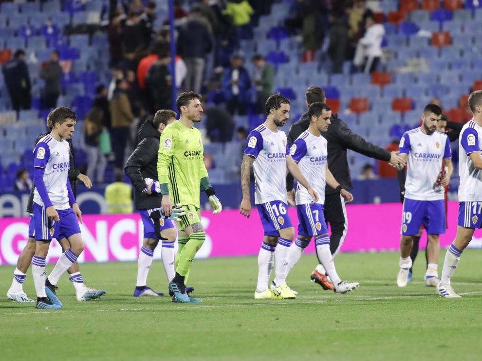 El Real Zaragoza cae i-2 ante el Mirandés en La Romareda