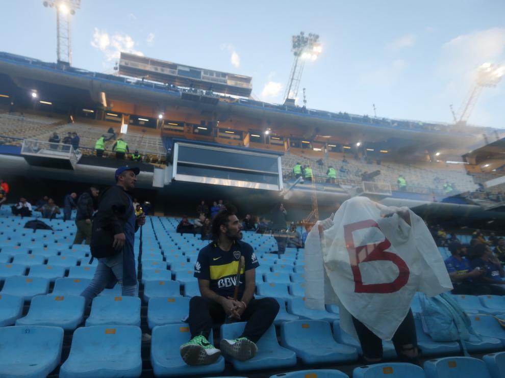 Semifinal del Boca Juniors contra el River Plate en el estadio de Buenos Aires (Argentina), este martes 22 de octubre.