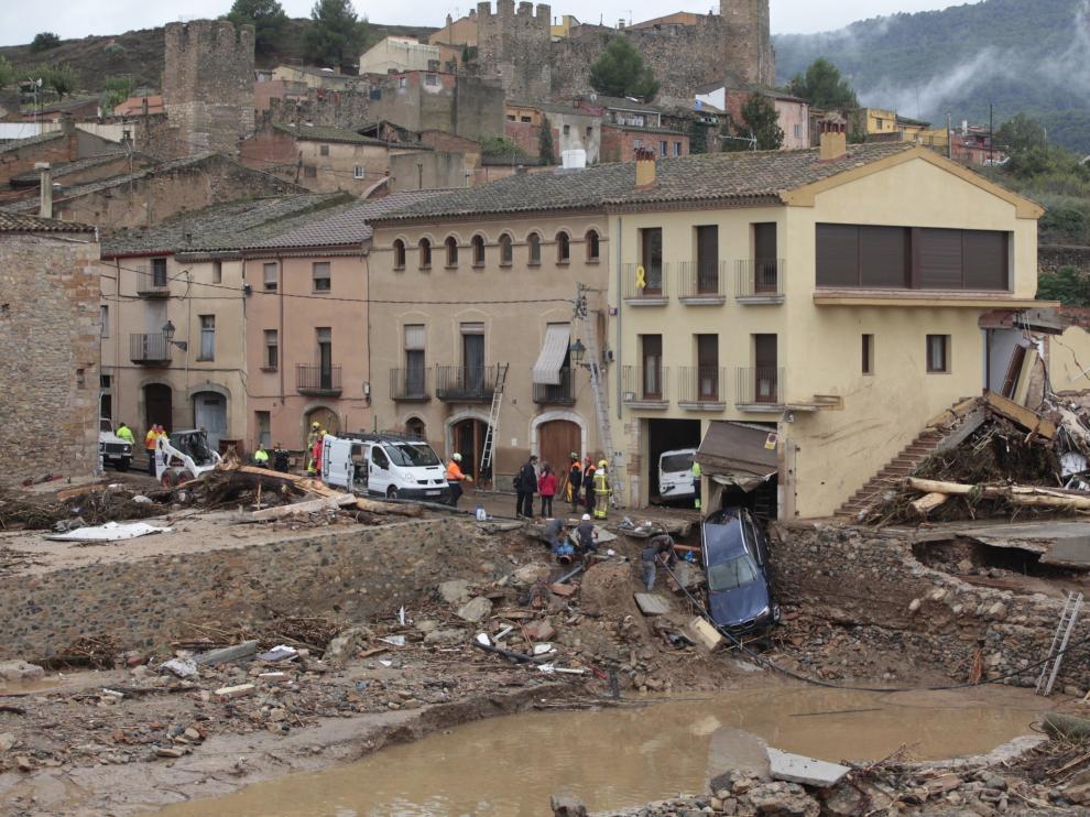 Temporal de lluvias en Cataluña
