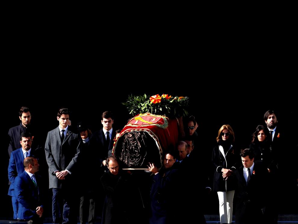 La exhumación de Franco, en imágenes