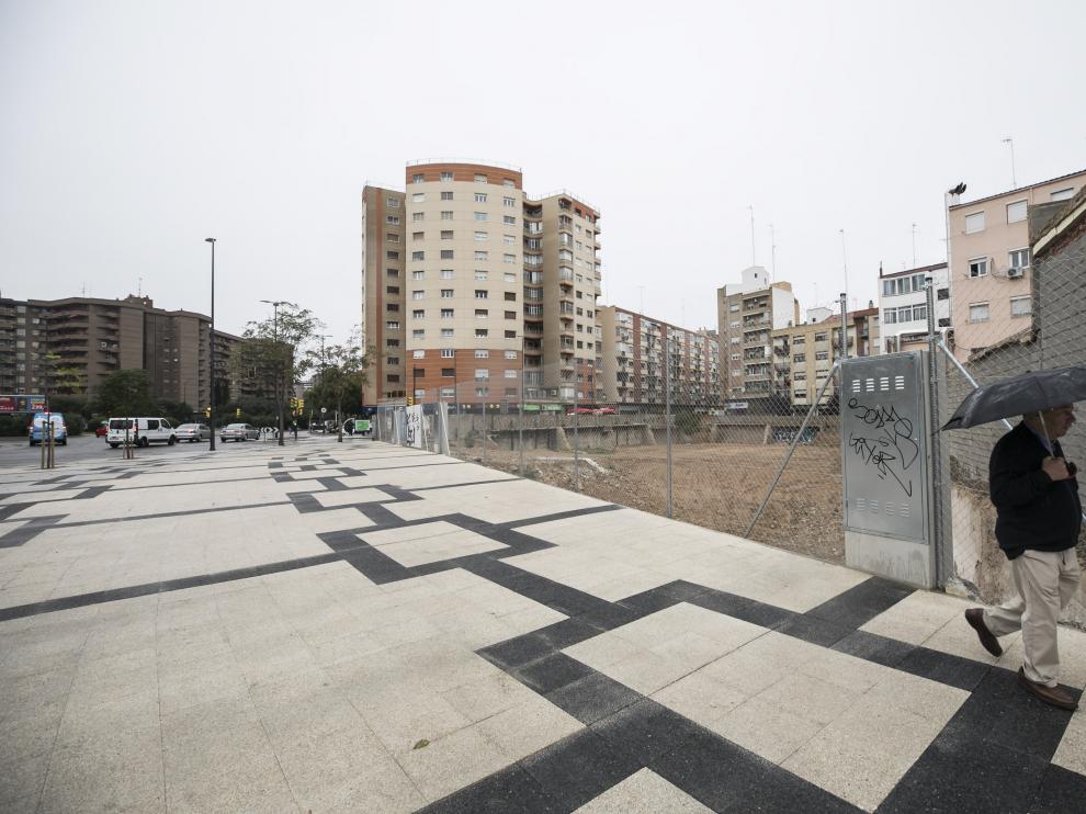 Recientemente se ha trabajado en el solar que hace esquina con la avenida de San José, propiedad del colegio Agustín Gericó.