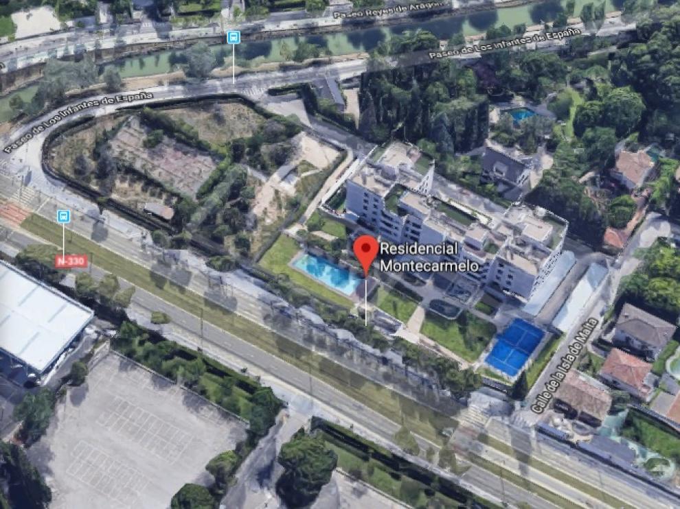 Residencial Montecarmelo, en el número 33 de Vía Ibérica