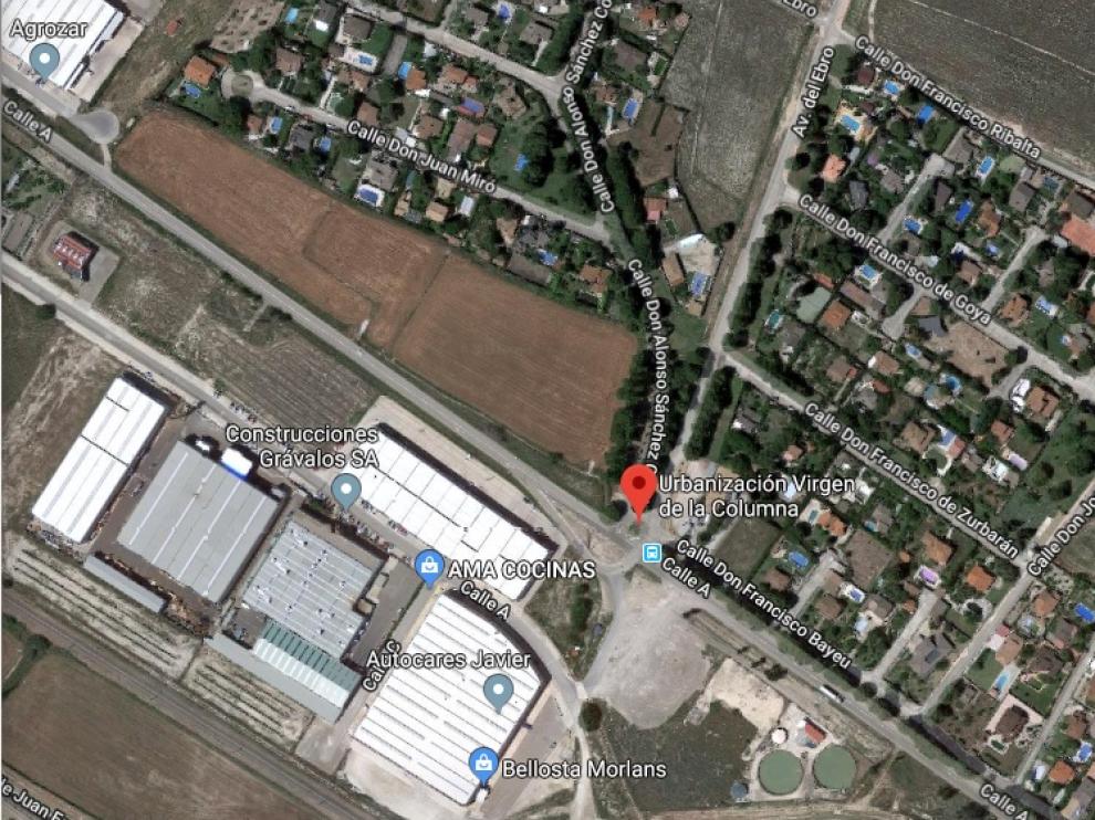 Urbanización Virgen de la Columna, en El Burgo de Ebro