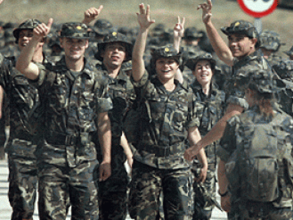 Un grupo de militares