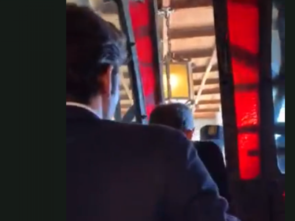 Fotograma del vídeo grabado por los Franco