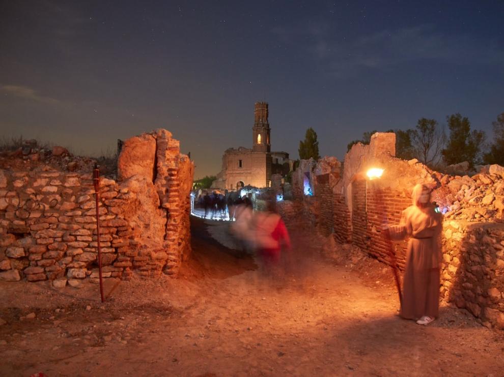 Noche de ánimas en Belchite