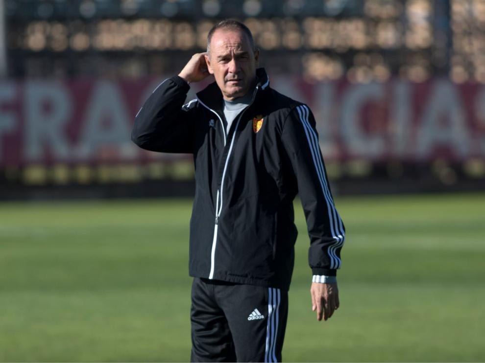 Víctor Fernández, este viernes en la Ciudad Deportiva.