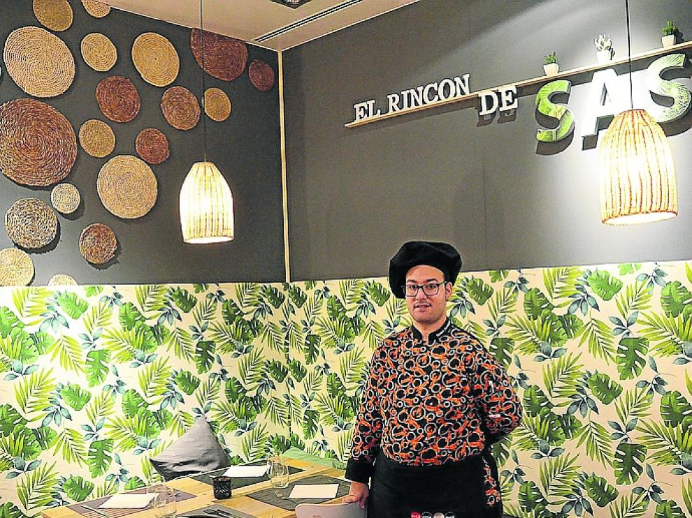 Daniel Fernández, cocinero del restaurante El Rincón de Sas.