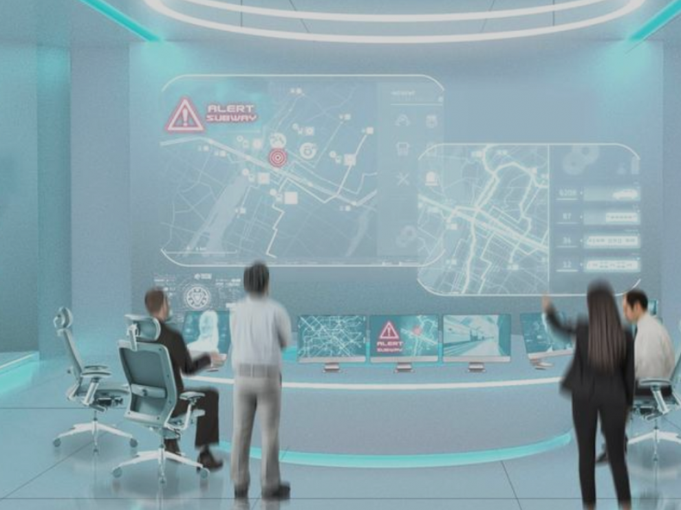 Imagen ilustrativa del centro de gestión de incidencias en tiempo real Mastria