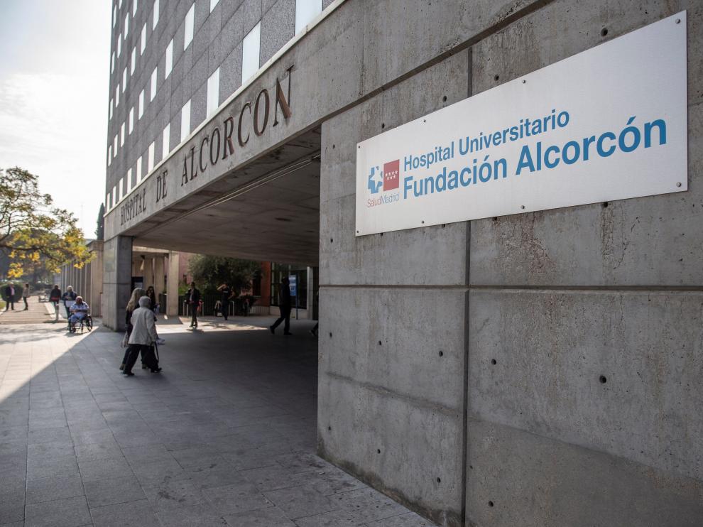 Fachada del Hospital de Alcorcón